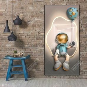 Tranh nghệ thuật phi hành gia trang trí tường nhà
