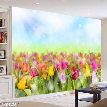 Tranh hoa tulip đẹp 16812NT