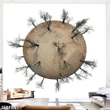 Tranh quả cầu cây nghệ thuật 16818NT