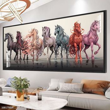 Tranh treo tường ngựa bát mã