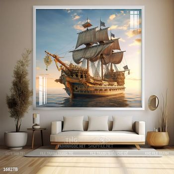 Tranh thuận buồm xuôi gió treo tường đẹp