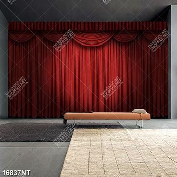 Tranh tấm rèm đỏ