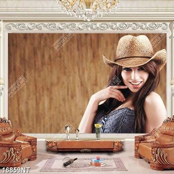 Tranh cô gái xinh đẹp 16859NT