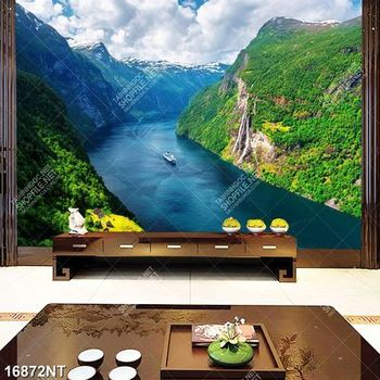 Tranh phong cảnh sông núi 16872NT