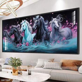 Tranh ngựa đẹp ấn tượng