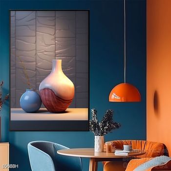 Tranh bình hoa đẹp trang trí tường