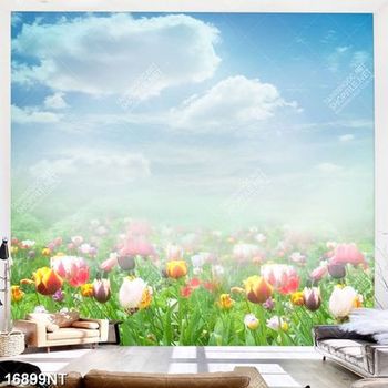Tranh cánh đồng hoa tulip 16899NT