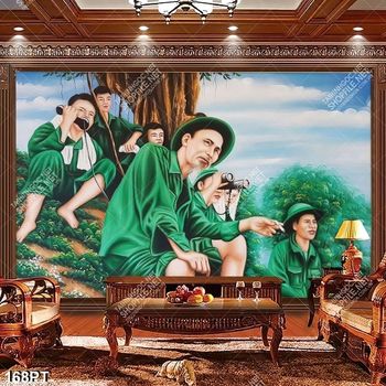 Tranh trang trí tường những chú bộ đội in uv