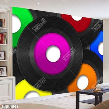 Tranh đĩa nhạc sắc màu