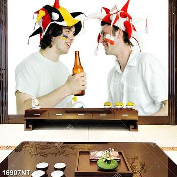 Tranh 2 cổ động viên