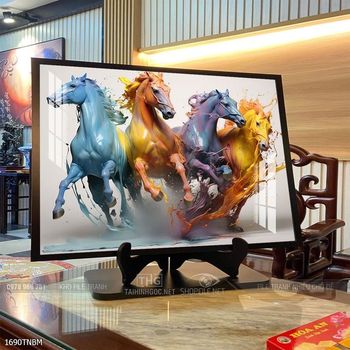 Tranh treo tường ngựa bát mã