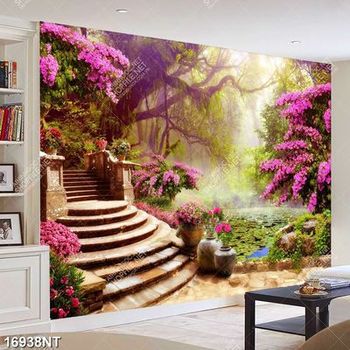 Tranh file gốc phong cảnh hoa nở đẹp