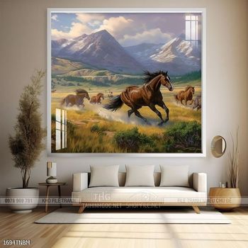 Tranh ngựa bát mã truy phong