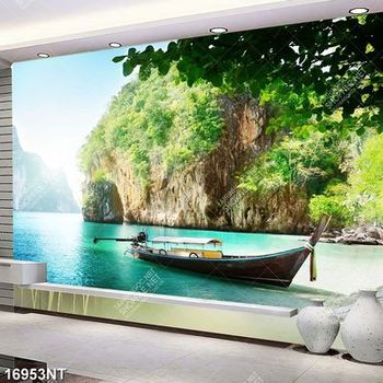 Tranh phong cảnh sông núi tuyệt đẹp 16953NT