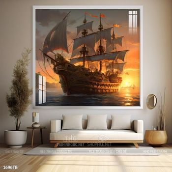 Tranh thuận buồm xuôi gió đẹp ấn tượng