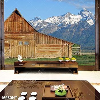 Tranh ngôi nhà gỗ