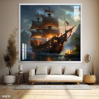 Tranh thuận buồm xuôi gió đẹp