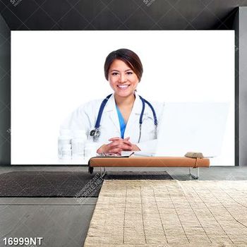 Tranh nữ bác sỹ trẻ 16999NT