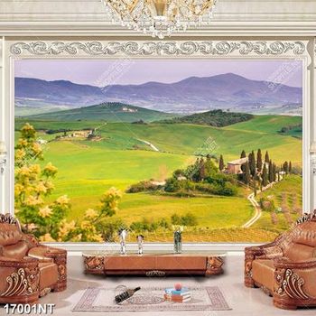 Tranh phong cảnh đồi núi đẹp 17001NT