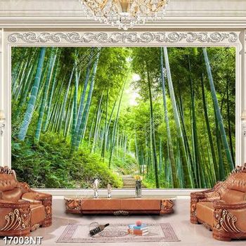 Tranh rừng trúc xanh