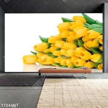 Tranh hoa tulip vàng