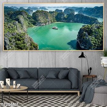 Tranh sông núi thiên nhiên 17056NT