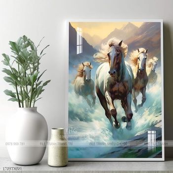 Tranh ngựa mã đáo thành công