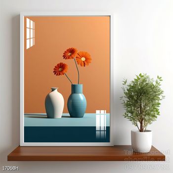 File tranh bình hoa nghệ thuật mẫu mới nhất