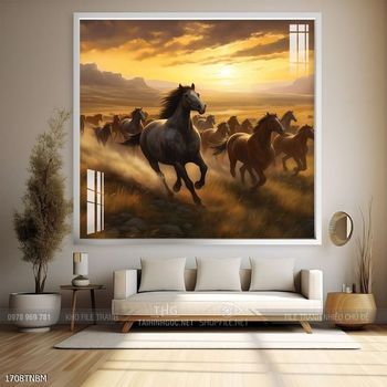 Tranh ngựa đẹp ấn tượng