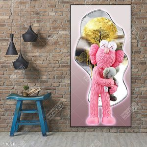 File tranh kawas hồng đẹp ấn tượng