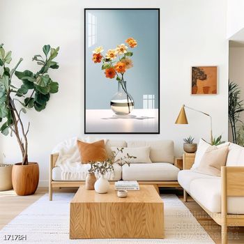 Tranh bình hoa đẹp tinh tế mẫu mới nhất