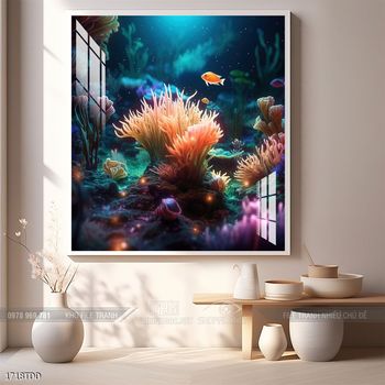 Tranh cá heo đại dương