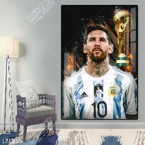 tranh bóng đá Messi đội tuyển Argentina