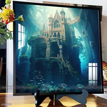 Tranh treo tường cá heo dễ thương