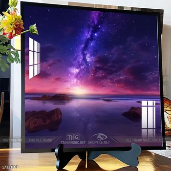 Tranh cá heo decor trang trí tường nhà