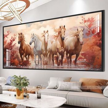 Tranh ngựa bát mã truy phong