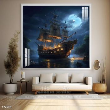 Tranh thuận buồm xuôi gió trang trí tường nhà