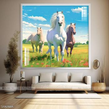 Tranh ngựa đẹp ấn tượng