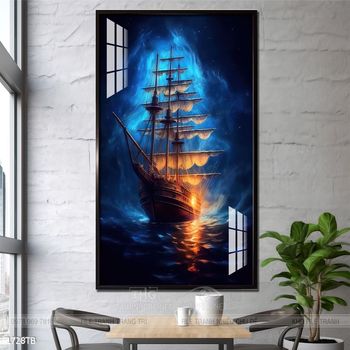 Tranh thuận buồm xuôi gió treo tường