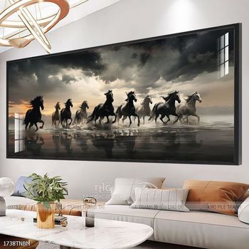 Tranh treo tường ngựa bát mã