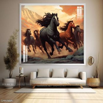Tranh ngựa đẹp ấn tượng