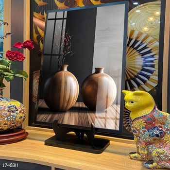 Mẫu tranh bình hoa mới nhất trang trí phòng khách, phòng ăn