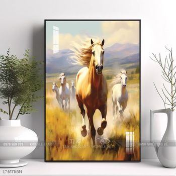 Tranh ngựa bát mã truy phong