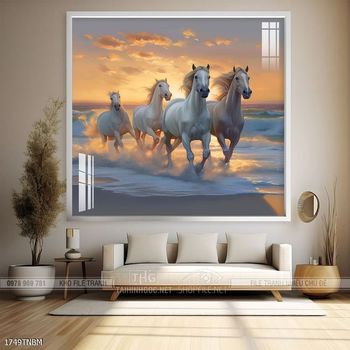 Tranh ngựa treo tường