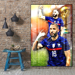 Cầu thủ Benzema décor tường trang trí