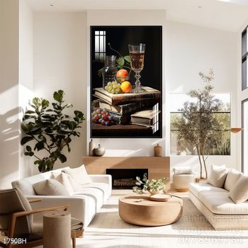 Mẫu tranh bình hoa đẹp hiện đại trang trí tường nhà