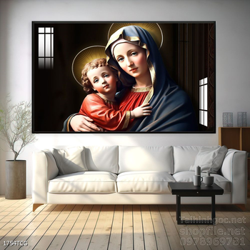 Tranh tranh trí tường công giáo sang trọng