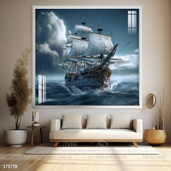 Tranh thuận buồm xuôi gió treo tường đẹp