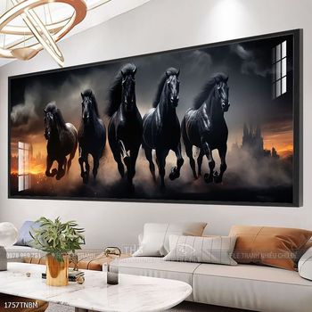 Tranh ngựa bát mã truy phong