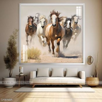 Tranh ngựa treo tường
